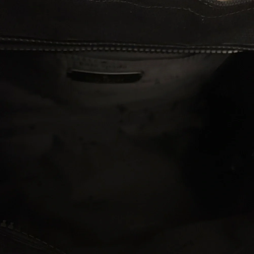Kate Spade Black and Cream Canvas Tote Bag - Picture 7 of 8